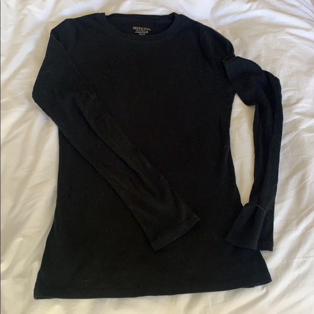 Black long sleeve shirt